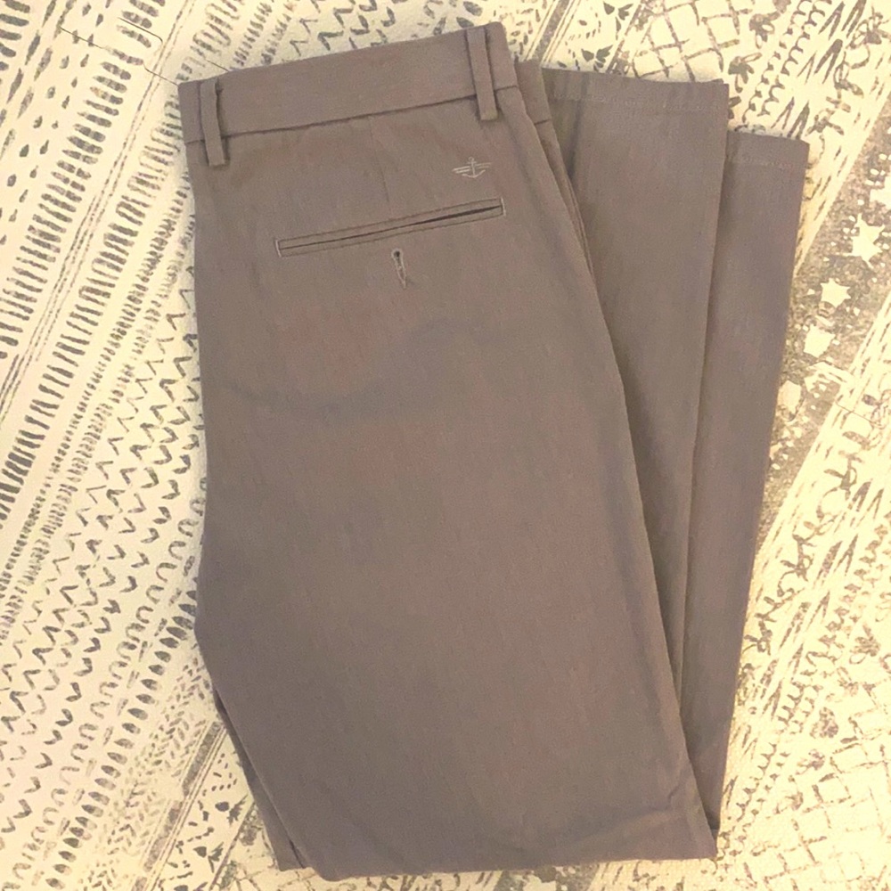 Men’s Gray Dockers - Slim Tapered Fit 33x30